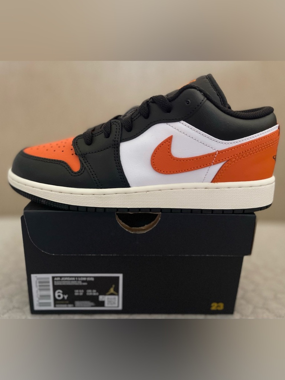 Size 6Y / 7.5w - Air Jordan 1 Low 'Shattered Backboard' 553560-081 Unisex NEW